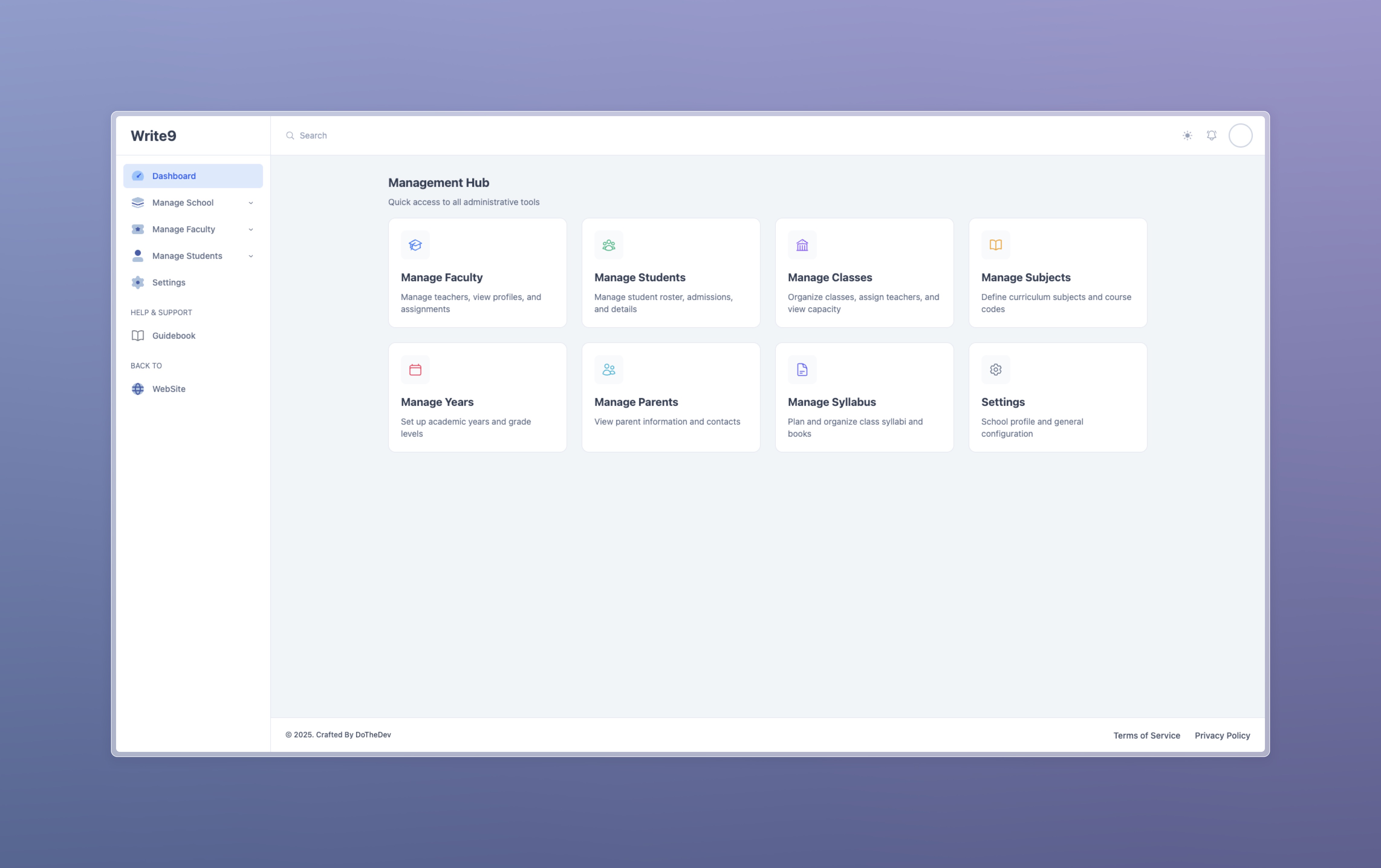 Admin Dashboard